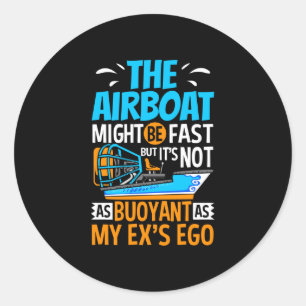 Sticker Rond Homme embarcation aérienne embarcation passager na