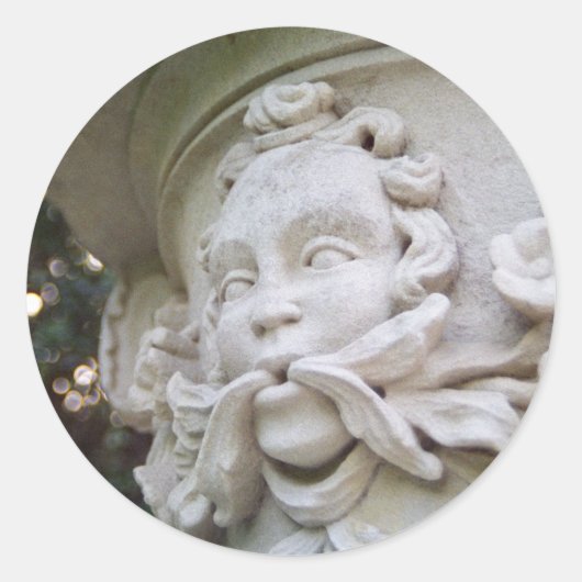 Sticker Rond Homme vert (Devant)