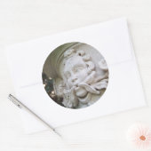 Sticker Rond Homme vert (Enveloppe)