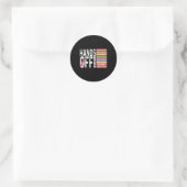 Sticker Rond Hommes Femmes (Sac)
