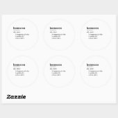 STICKER ROND HOMOCON (Feuille)