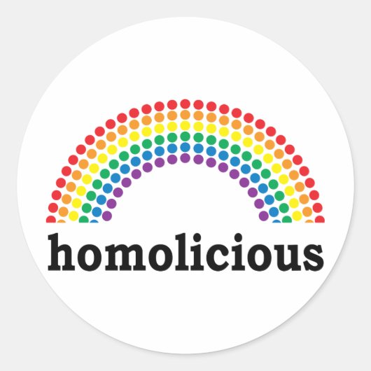 Sticker Rond homolicieux (Devant)