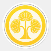 Sticker Rond Honda Clan Kamon (Devant)