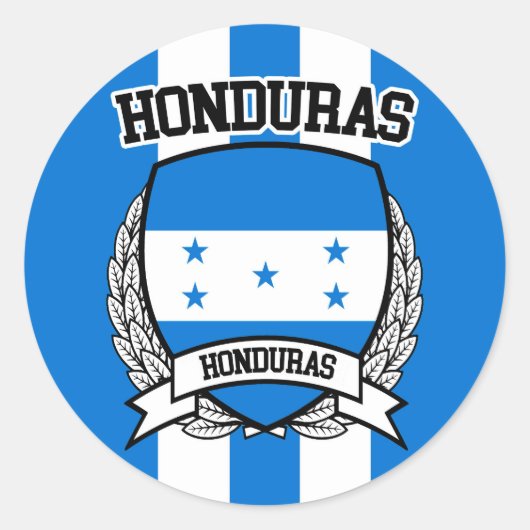 Sticker Rond Honduras (Devant)