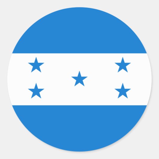 Sticker Rond Honduras flag  (Devant)