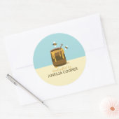STICKER ROND HONEY (Enveloppe)