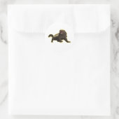 Sticker Rond Honey Badger (Sac)