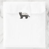 Sticker Rond Honey Badger (Sac)