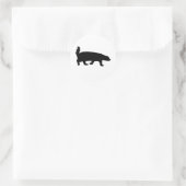 Sticker Rond Honey Badger Black (Sac)