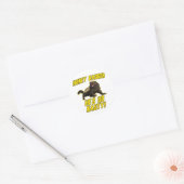 Sticker Rond Honey Badger Il est si mauvais (Enveloppe)