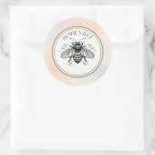 Sticker Rond Honey Bee (Sac)