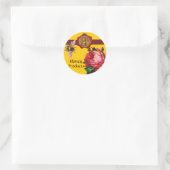 STICKER ROND HONEY BEE AND ROSE ROSE ROSE, OEUVRE DE CONSERVATI (Sac)