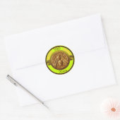 STICKER ROND HONEY BEE / BEEKEEPER BEEKEEPER (Enveloppe)