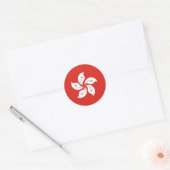 Sticker Rond Hong Kong (Enveloppe)