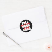 Sticker Rond Hong Kong libre (Enveloppe)