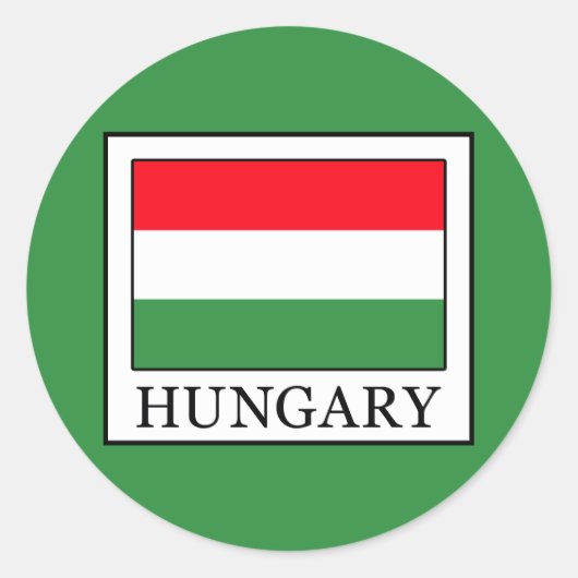 Sticker Rond Hongrie (Devant)