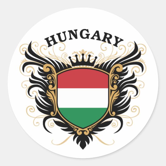Sticker Rond Hongrie (Devant)