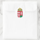 Sticker Rond Hongrie Armoiries HU (Sac)
