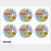 Sticker Rond honnêteté (Feuille)