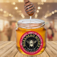 Honneur Habanero Chou cru miel avec Abeille d'or
