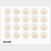 Sticker Rond Honneur Lip Scrub Emballage d'entreprise (Feuille)