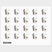 Sticker Rond Honorer nos animaux - (Feuille)
