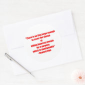 Sticker Rond honte (Enveloppe)