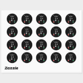 Sticker Rond Hookah Appelle Shihsa Hookah (Feuille)