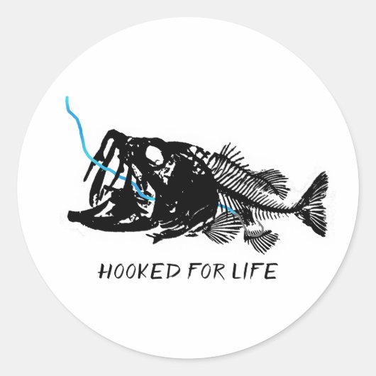 STICKER ROND HOOKÉ POUR LA VIE (Devant)