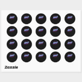 Sticker Rond Hooper Slash (Feuille)