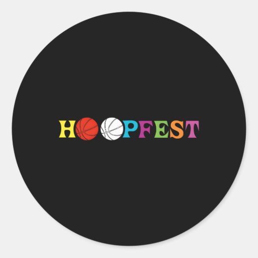 Sticker Rond Hoopfest (Devant)