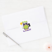 Sticker Rond Hoot Owl 2e anniversaire T-shirts et cadeaux (Enveloppe)