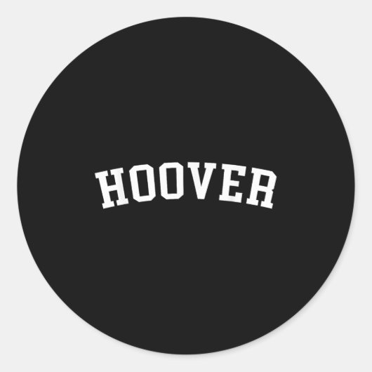 Sticker Rond Hoover (Devant)