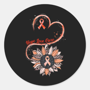 Sticker Rond Hope Love Cure Fighter Tournesol RSD Lauréats des
