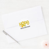 Sticker Rond Hope Matters 2 Cancer de l'enfance (Enveloppe)