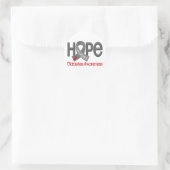 Sticker Rond Hope Matters 2 Diabète (Sac)
