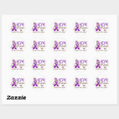 Sticker Rond Hope Matters 3 Maladie d'Alzheimer (Feuille)