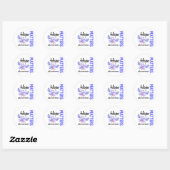 Sticker Rond Hope Matters Butfly SIDS (Feuille)