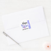 Sticker Rond Hope Matters Butfly SIDS (Enveloppe)