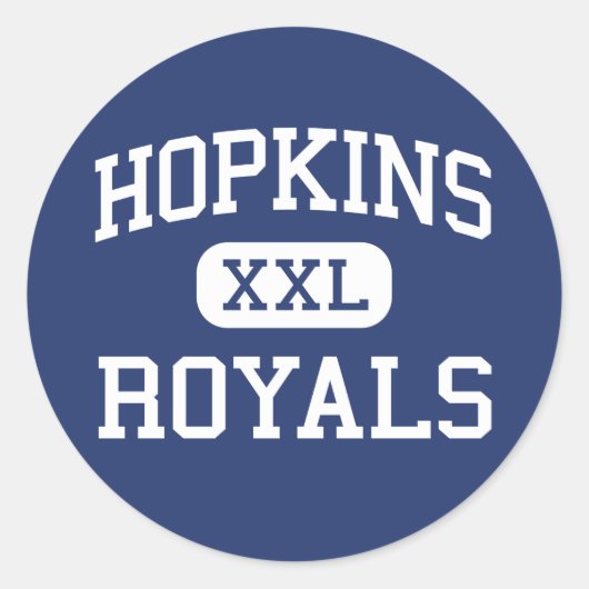 Sticker Rond Hopkins - Royals - Lycée - Hopkins Minnesota (Devant)