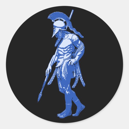 Sticker Rond Hoplite NewEmblem (Devant)