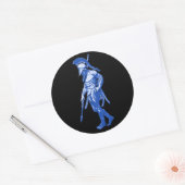 Sticker Rond Hoplite NewEmblem (Enveloppe)