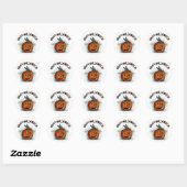 STICKER ROND HOPPY HALLOWEEN ! (Feuille)