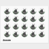 Sticker Rond Hoppy Holidays (Feuille)