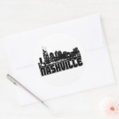 Sticker Rond Horizon de Nashville (Enveloppe)