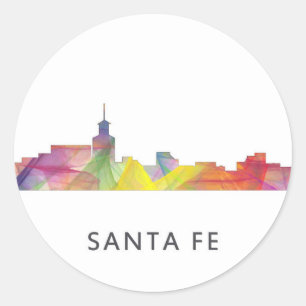 STICKER ROND HORIZON WB1 DE SANTA FE, NOUVEAU MEXIQUE -
