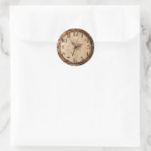 Sticker Rond Horloge antique (Sac)