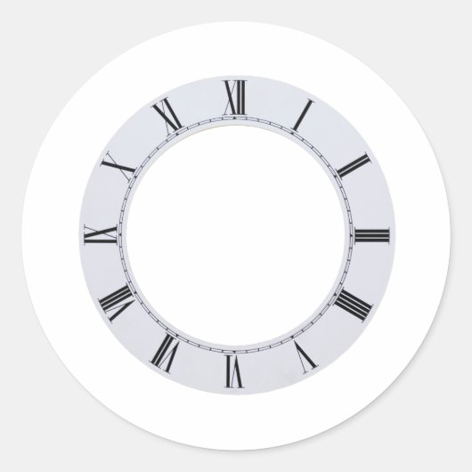 Sticker Rond HorlogeFace060709 (Devant)