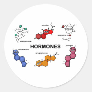 Sticker Rond Hormones