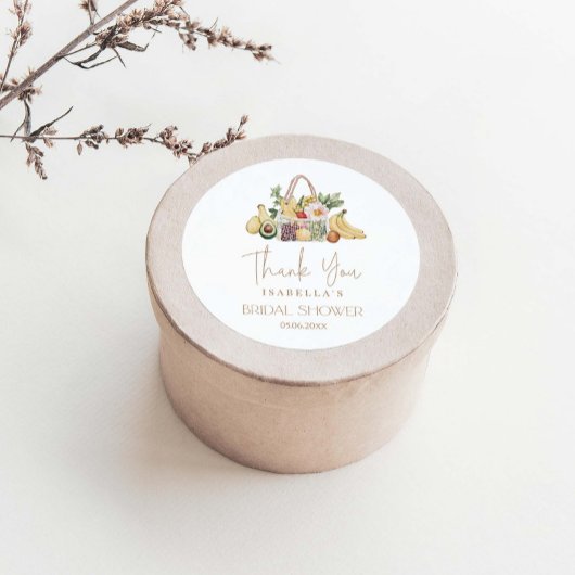 Sticker Rond Hors Fête des mariées Du Marché